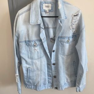 Distressed Denim Jacket